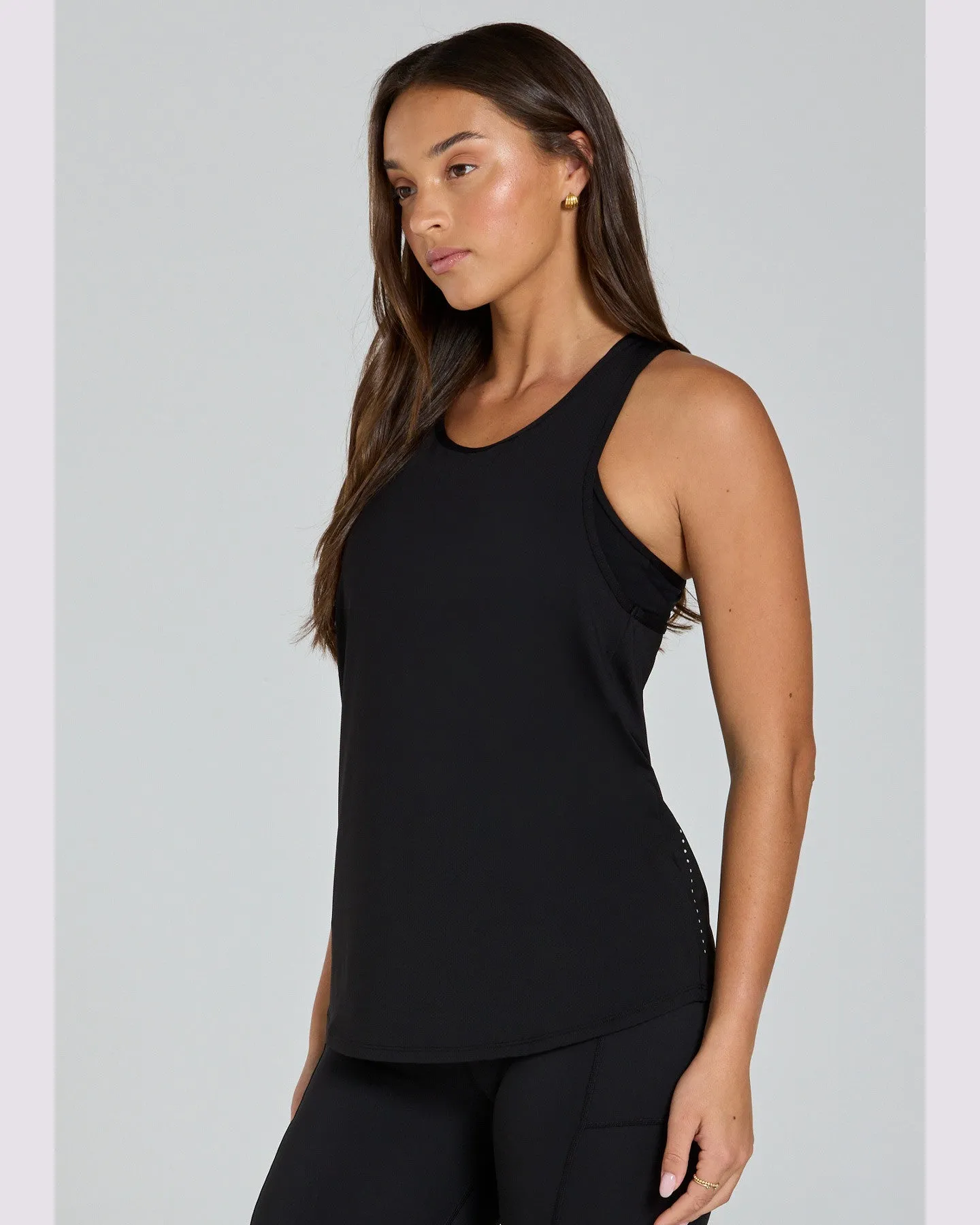 Abi and Joseph Let's Go Running Tank - Black