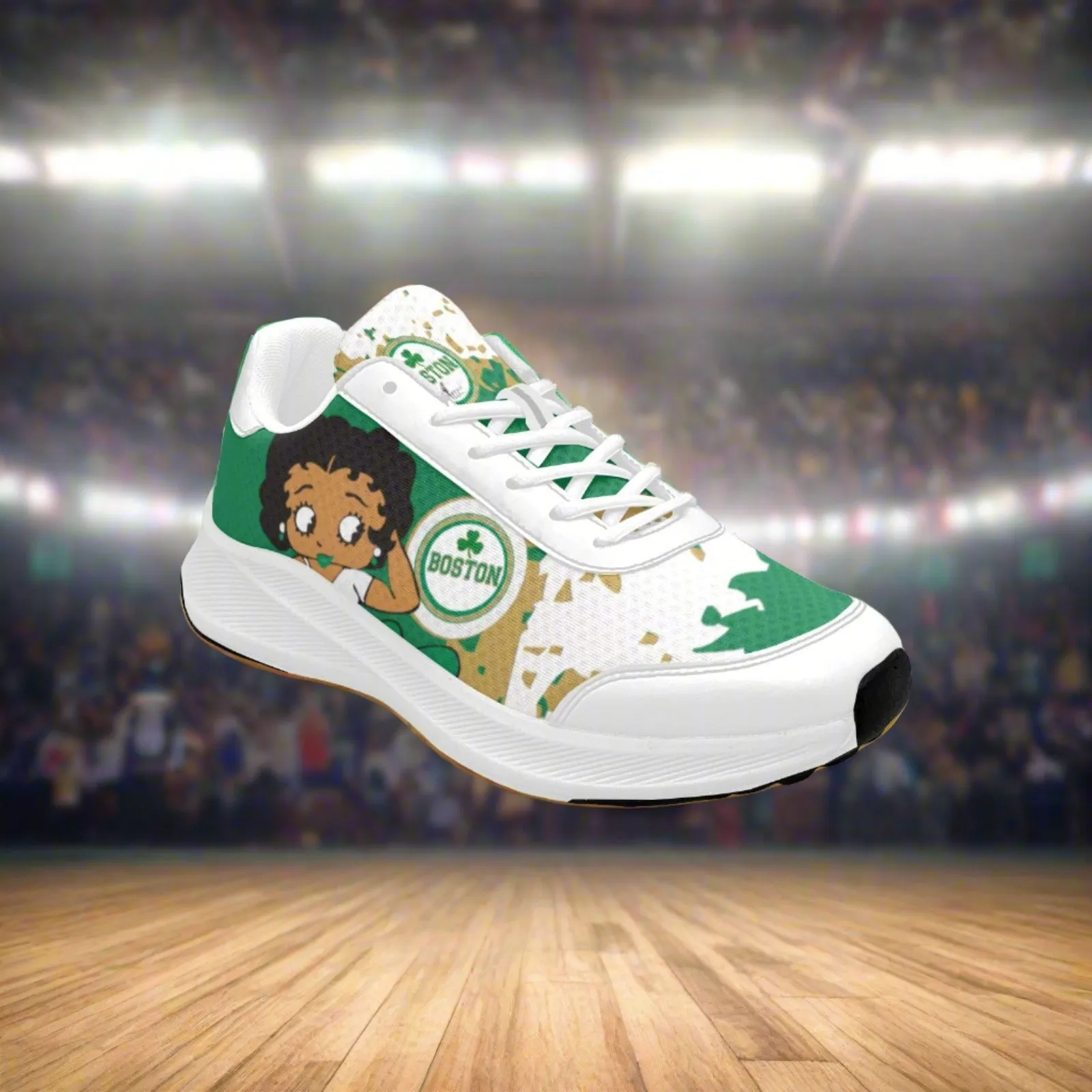 Betty Boop Boston Charm Women's Mudguard Running Shoes