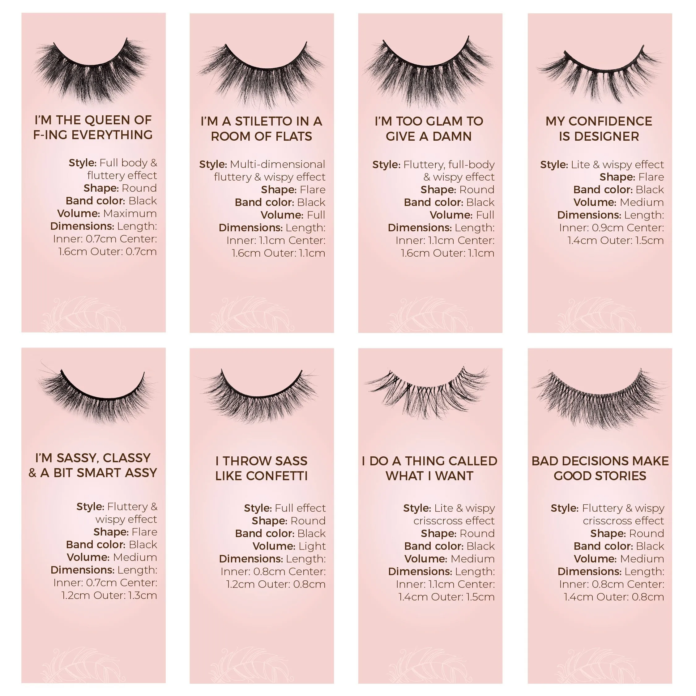 Eye Swear False Eyelashes (MSRP $15)