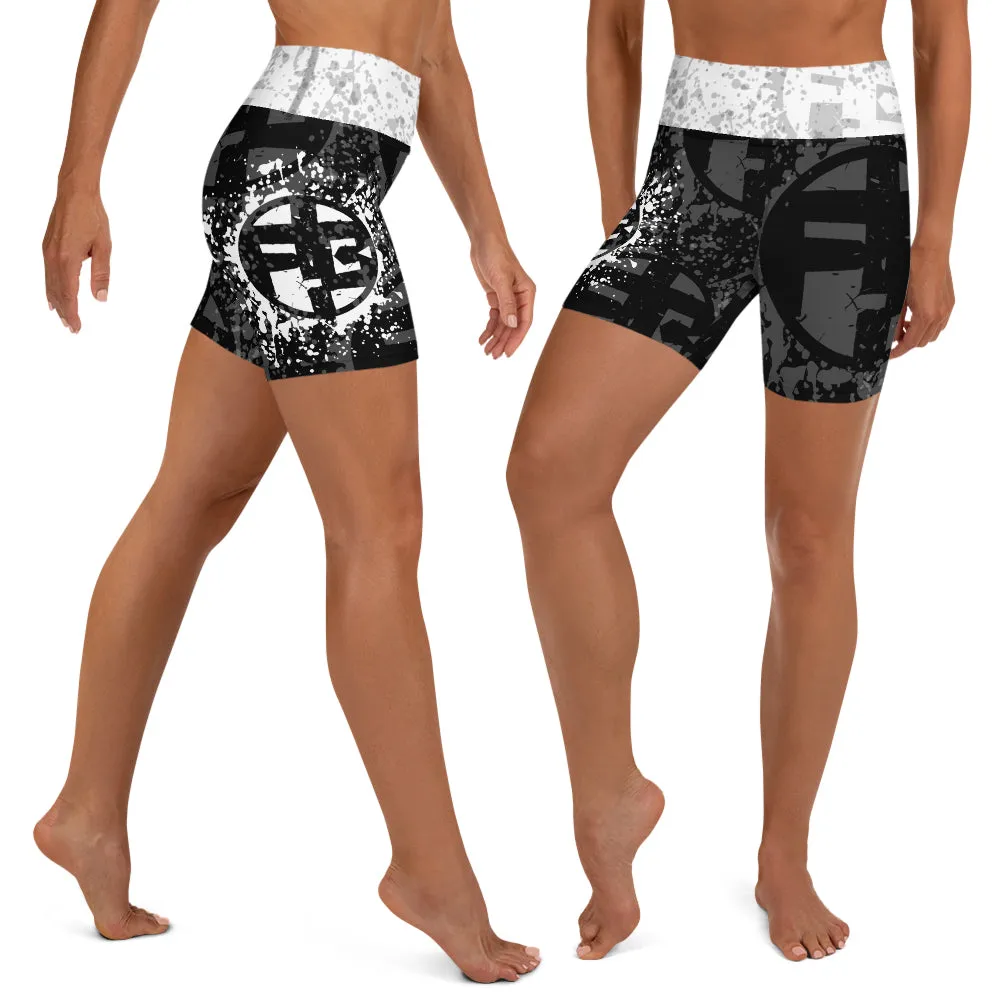 Fit Bitch - Yoga Shorts - Splash