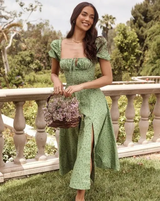 Flower Print Dress