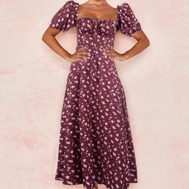 Flower Print Dress