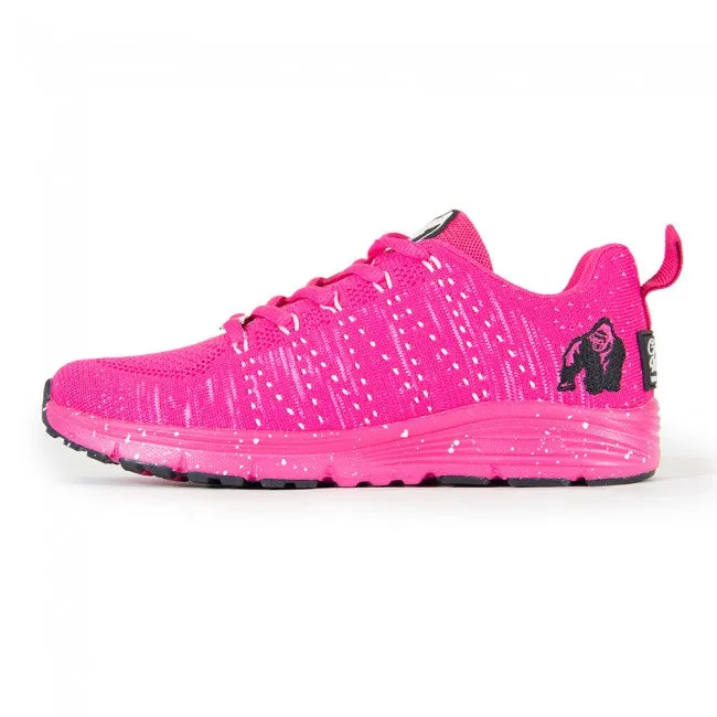Gorilla Wear - Brooklyn Knitted Sneakers - Pink/White