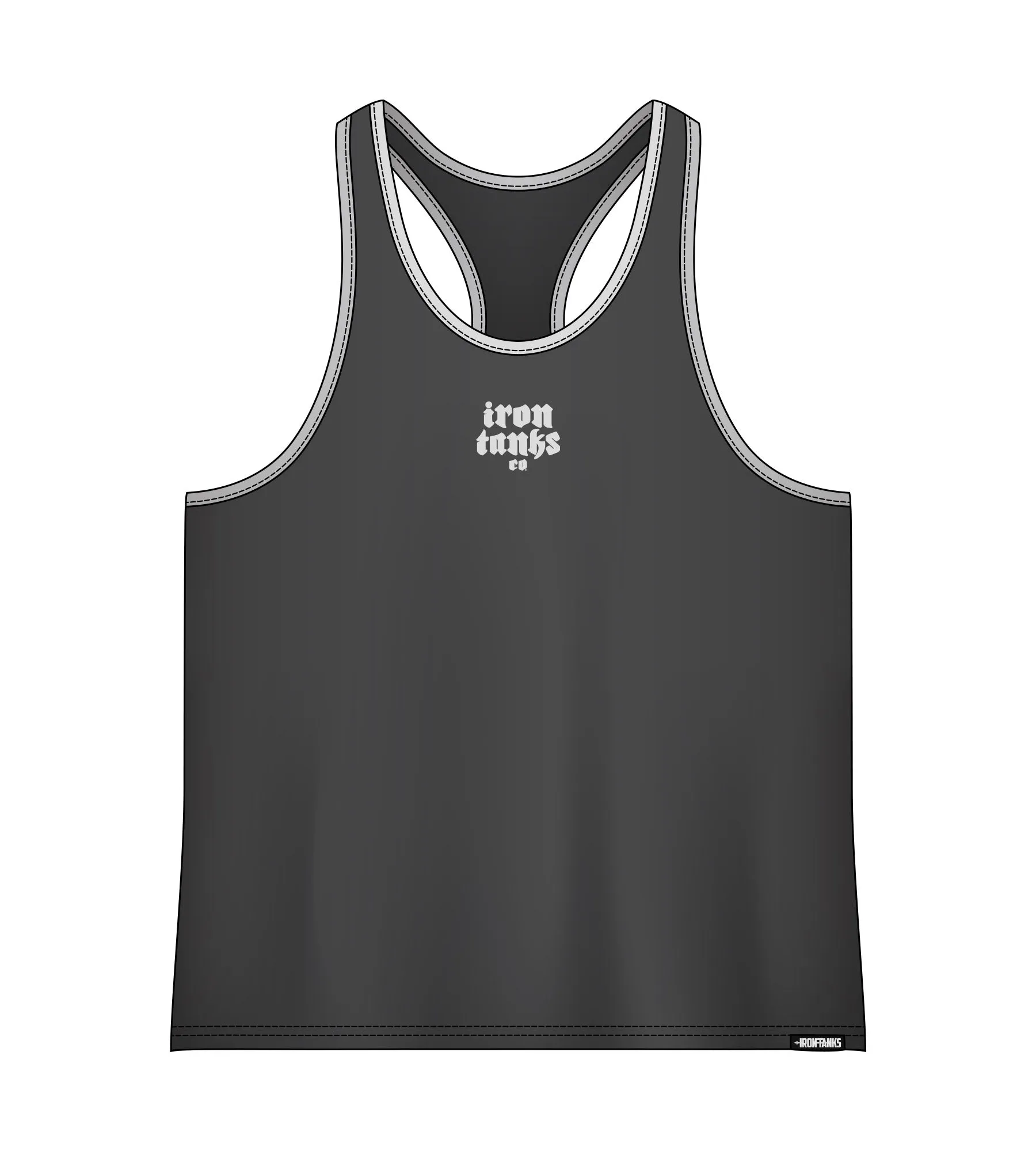 Heritage Gym Singlet - Charcoal