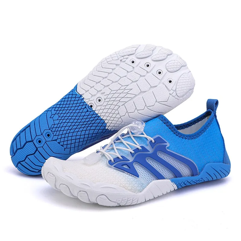 Men Women Barefoot Portable Wading Shoes Beach