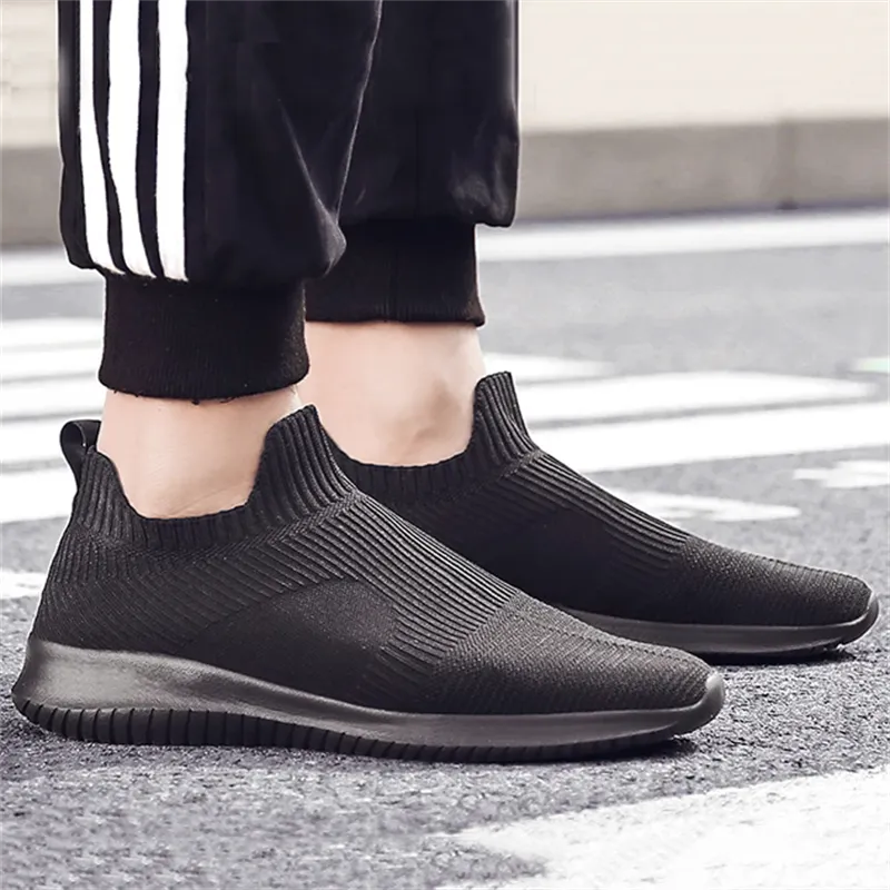 Men's Casual Stretchy Knitted Rubber Sole Sock Sneakers