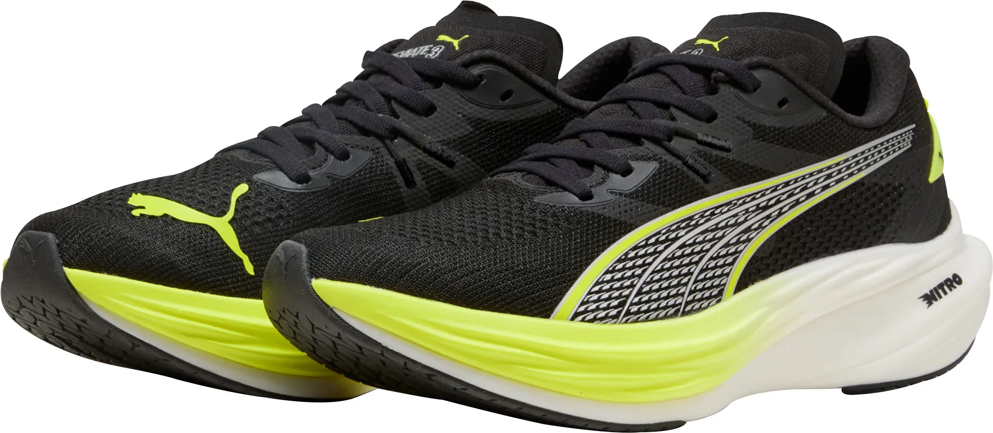 Puma Deviate Nitro 3 Mens Running Shoes - Black
