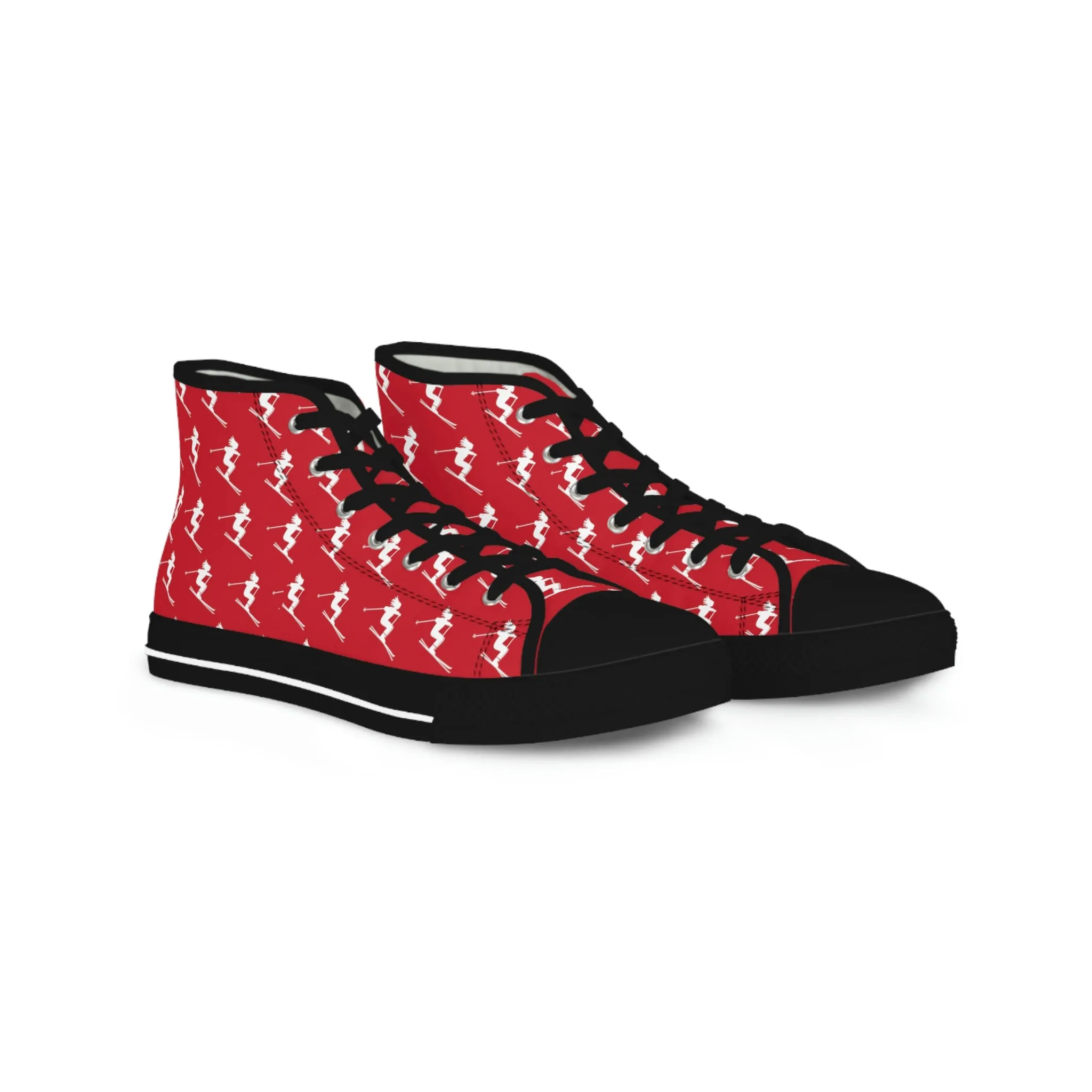 Skiers Red - High Top Sneakers