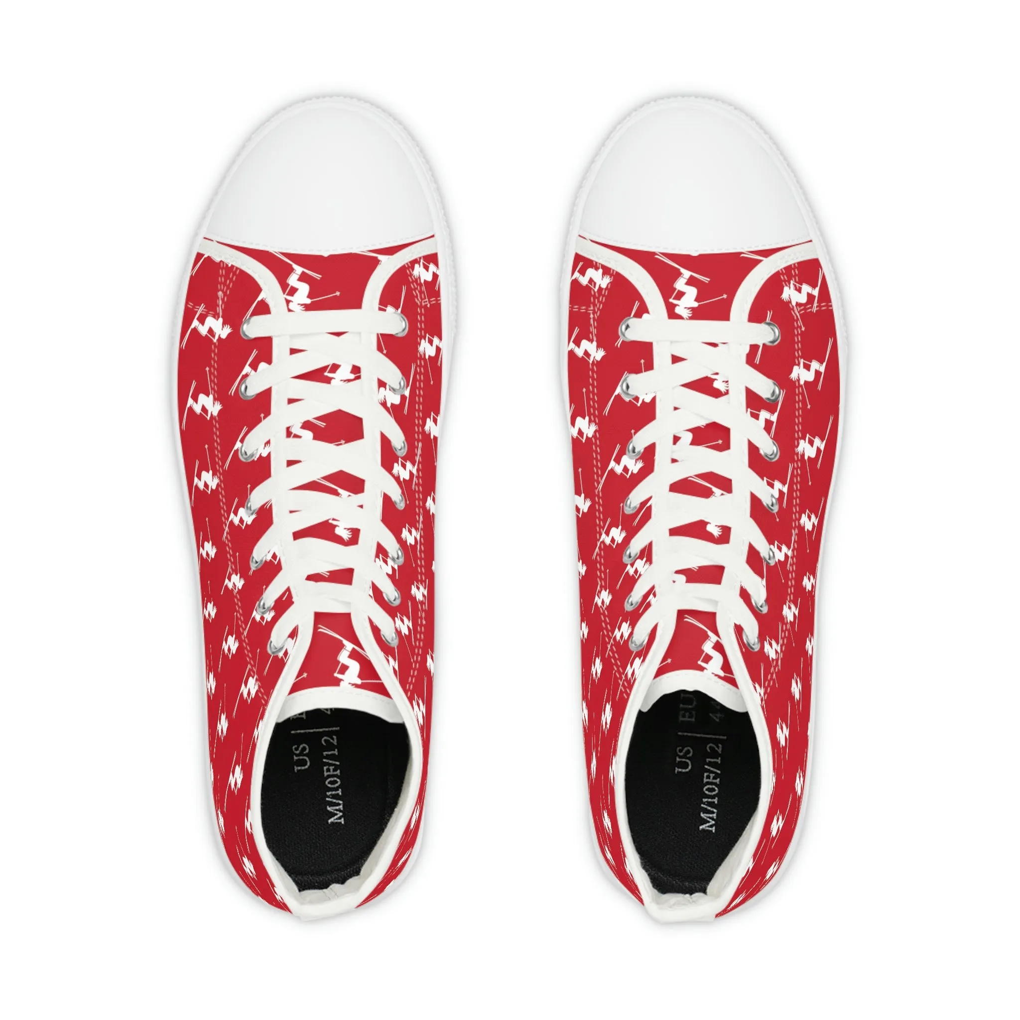 Skiers Red - High Top Sneakers
